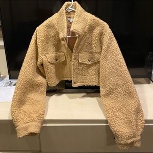 Fur Teddy Cropped Jacket